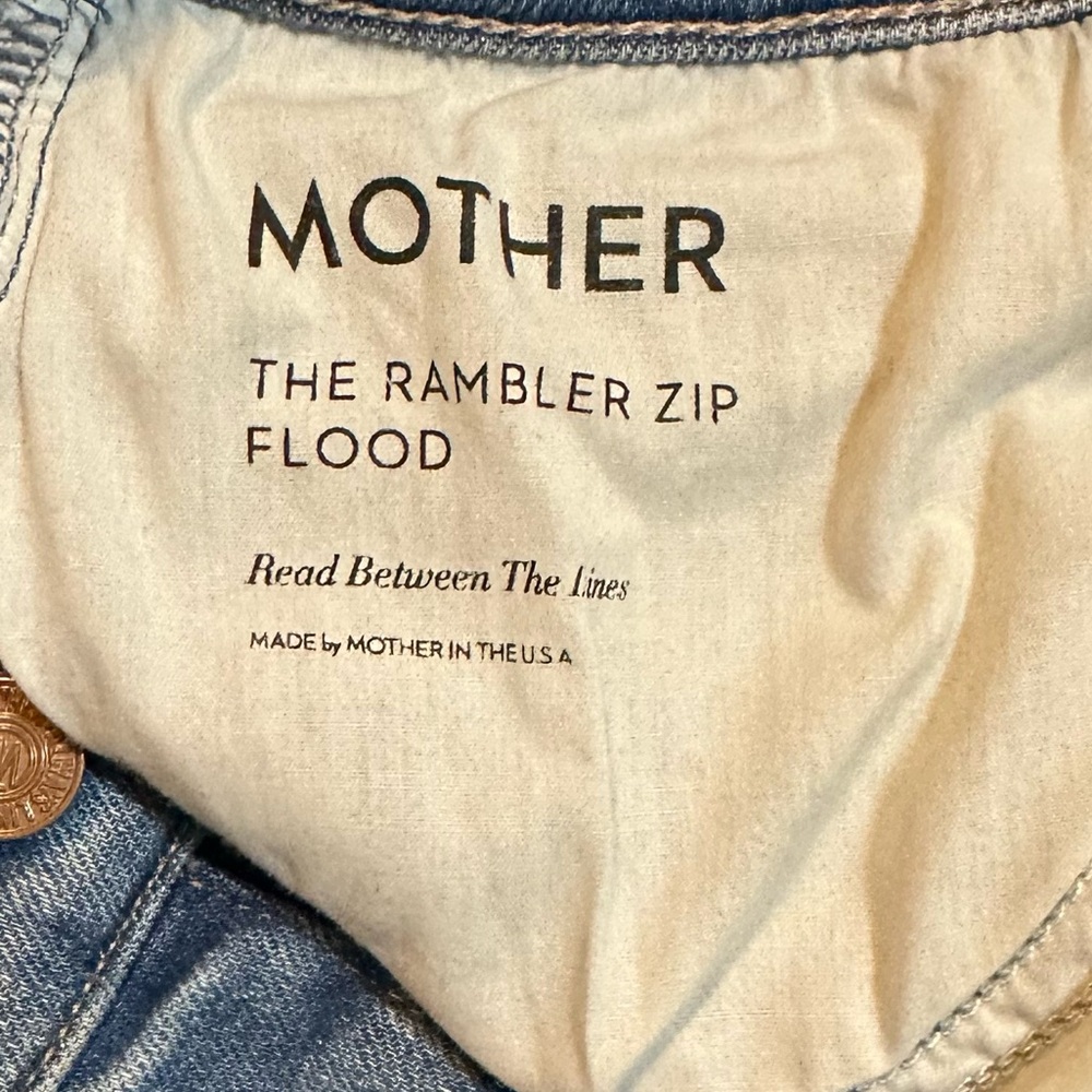 MOTHER The Rambler Zip Flood - Size 28 - Read Between the Lines - Picture 10 of 10